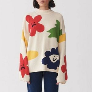 Lazy Oaf Flower Bed Knit Sweater